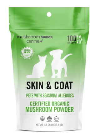 Skin and Coat mushrooms Allergy Supplements For Dogs